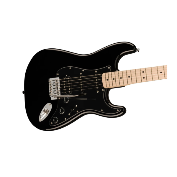 940ccd31b12e532250973ad462fab4b3.png Squier Sonic Stratocaster HSS Electric Guitar w/Black Pickguard, Maple FB, Black