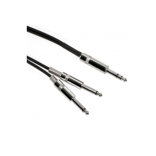 cc67e0497e2e22e5dfe0313defa76a0b.png Bespeco BSYS2J 1.5/3 Metre (1/4″ Stereo Jack – 2x 1/4″ Mono Jack) Interlink Cable