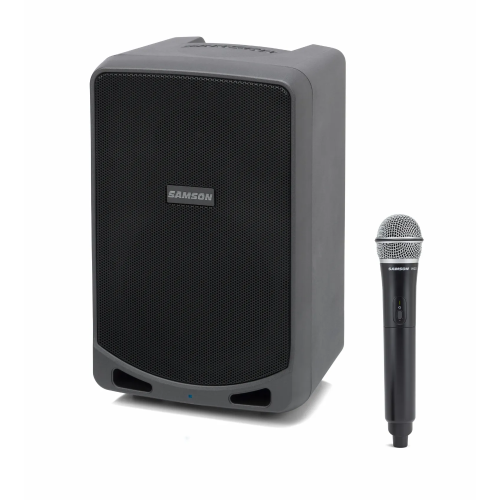 65d29085d5a3ee448457cd01e94ed2b7.png Samson Expedition XP106w 4-channel 100w Portable PA System with Bluetooth and Wireless Handheld Microphone