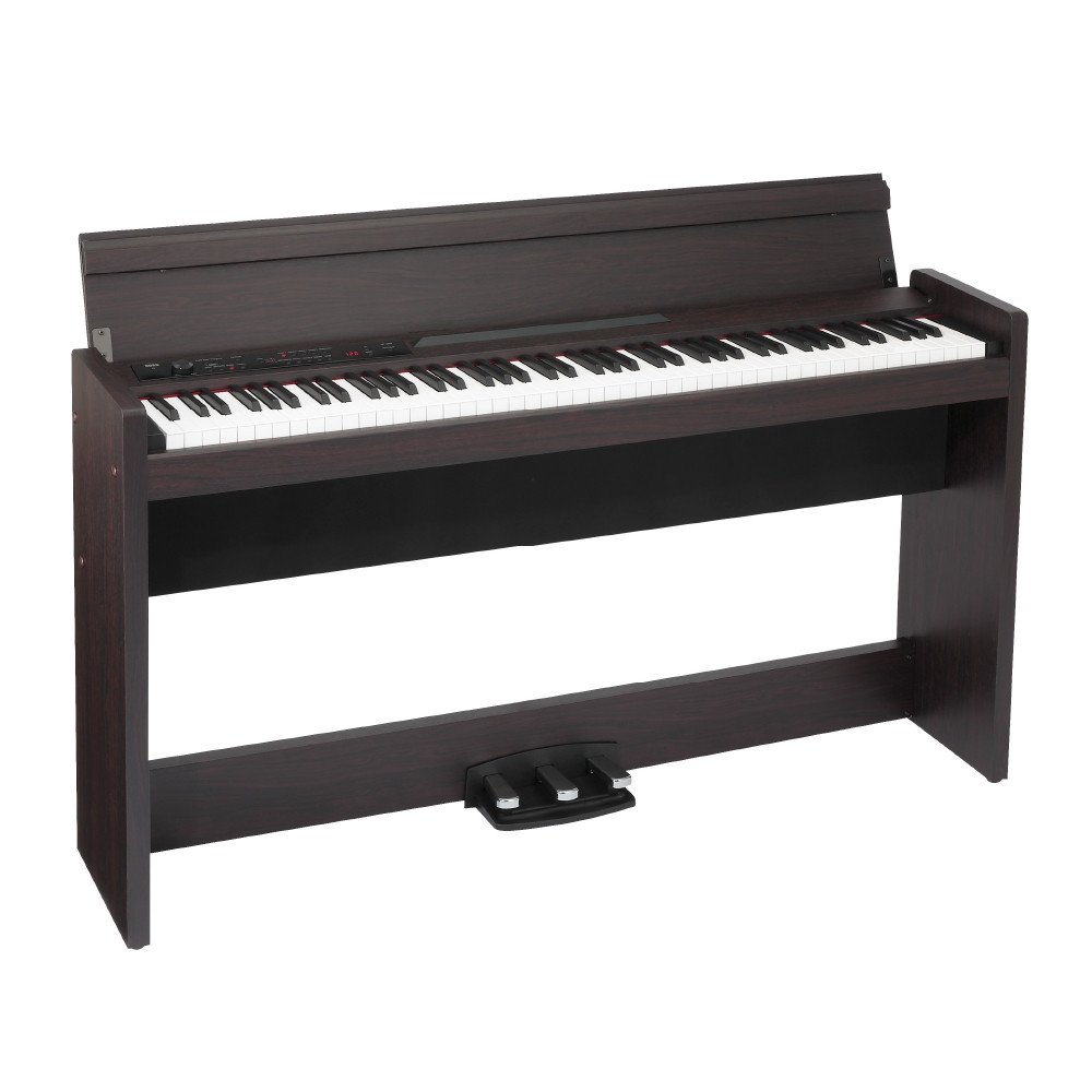 Korg LP-380U Digital Piano – 88-Key RH3 Weighted Keyboard with USB Audio/MIDI in Rosewood (LP380U)