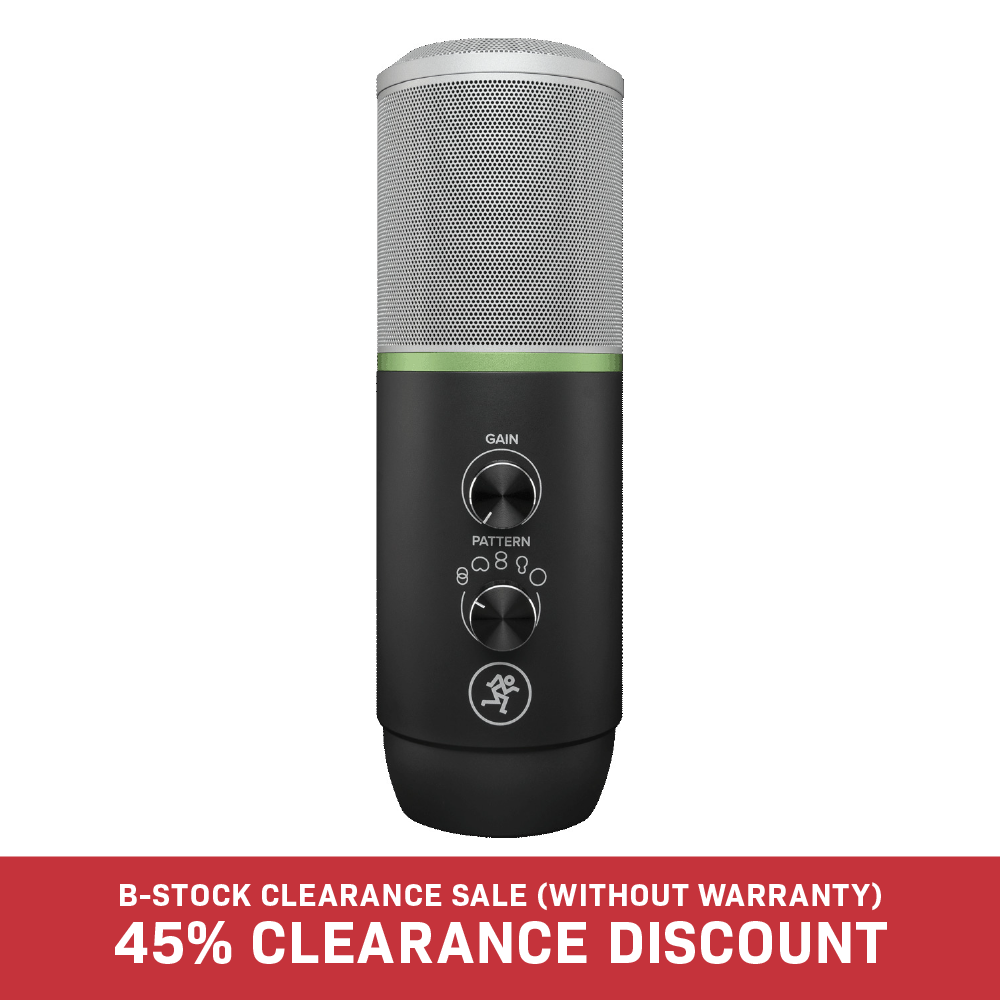 Mackie Carbon Element Series USB Microphones (B-Stock)