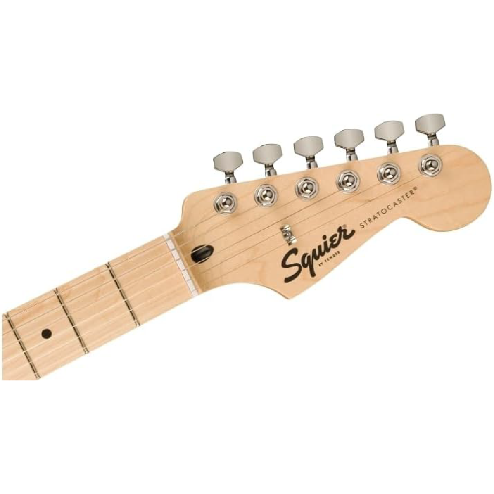 00a4d0ebb03a9013188ae4ff511ae0c8.png Squier FSR Sonic Stratocaster HSS Electric Guitar w/White Pickguard, Maple FB, Ultraviolet