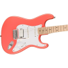 3c9e59fff15838671d2ff421b3874ed1.png Squier Sonic Stratocaster HSS Electric Guitar w/White Pickguard, Maple FB, Tahitian Coral