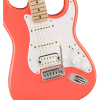 811478bf9c9e2360ac3f7863dce07eab.png Squier Sonic Stratocaster HSS Electric Guitar w/White Pickguard, Maple FB, Tahitian Coral
