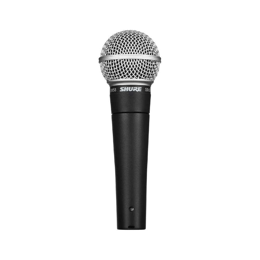 SHURE-SM58 DYNAMIC VOCAL CARDIOD MICROPHONE, W/O CABLE