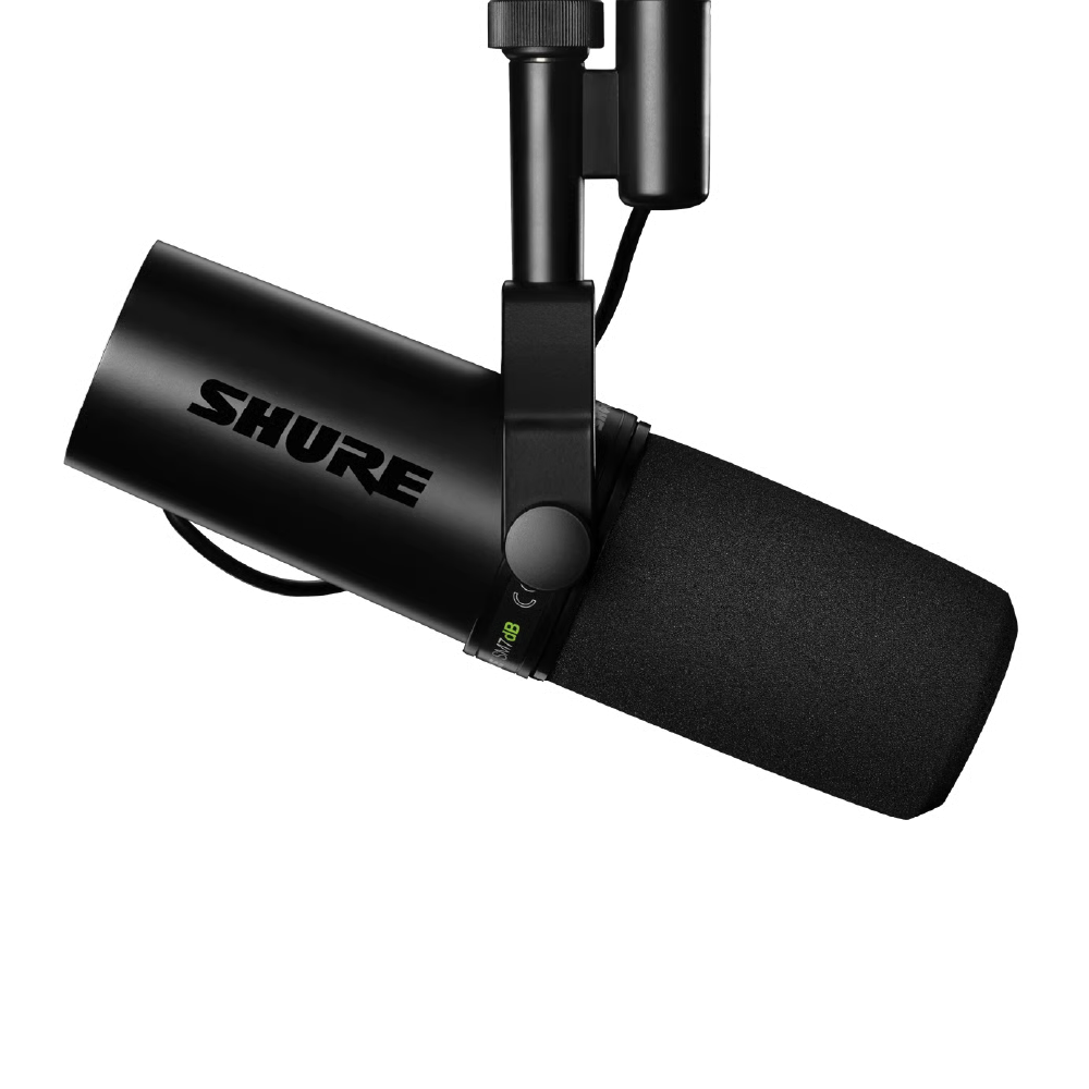 SHURE-SM7DB DYNAMIC VOCAL MICROPHONE W/BUILT IN PREAMP