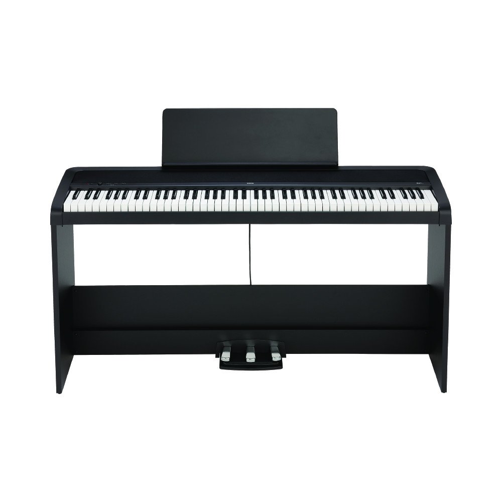 Korg B2+SP Digital Piano – 88-Key Weighted with Stand, USB-C & MIDI Controller Functionality