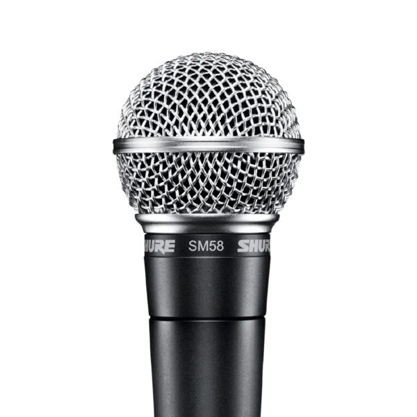 SHURE-SM58 DYNAMIC VOCAL CARDIOD MICROPHONE, W/O CABLE