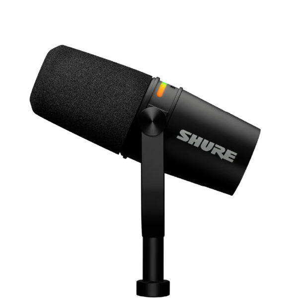 SHURE -MV7+-K(BLACK) XLR/USB-C PODCAST MICROPHONE