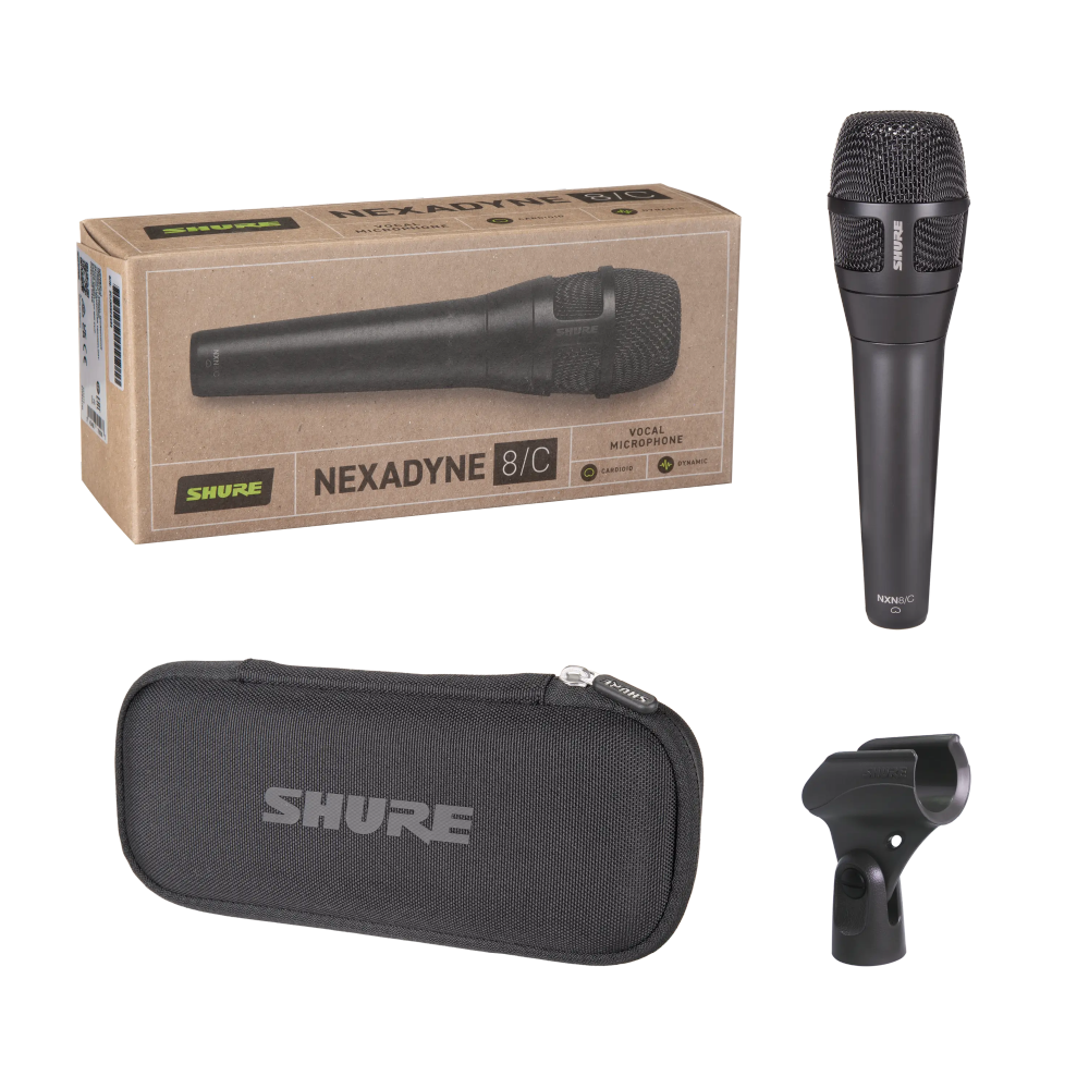 SHURE-NXN8/C (BLACK) CARDIOD DYNAMIC VOCAL MICROPHONE XLR
