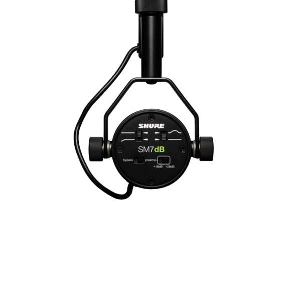 SHURE-SM7DB DYNAMIC VOCAL MICROPHONE W/BUILT IN PREAMP