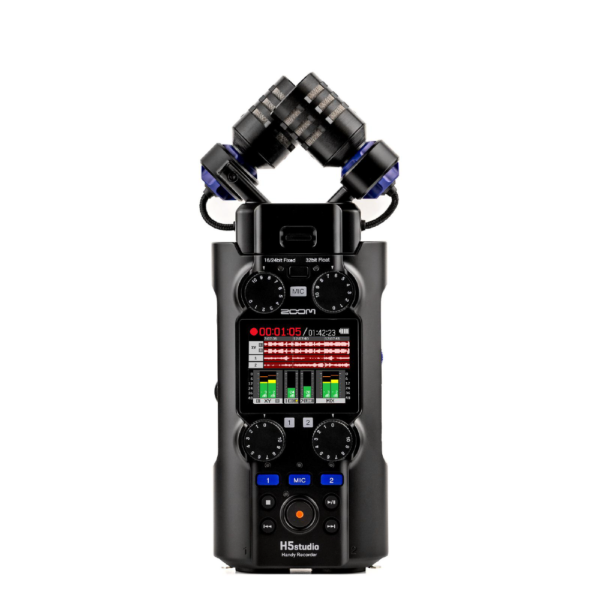 Zoom H5 Studio portable 4-track recorder & USB interface with interchangeable capsules