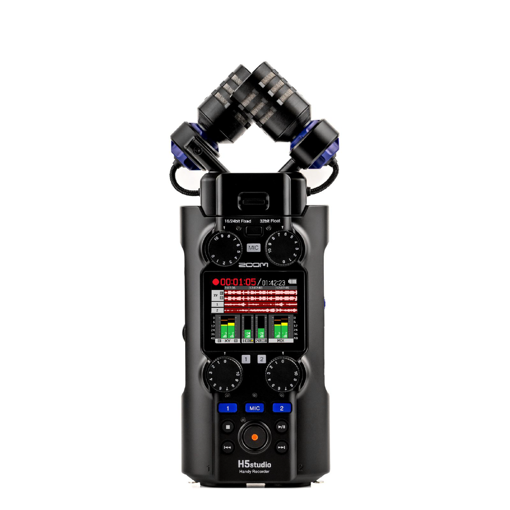 Zoom H5 Studio portable 4-track recorder & USB interface with interchangeable capsules