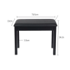 BSL Q110-BK – Piano Bench Black Leather with Storage