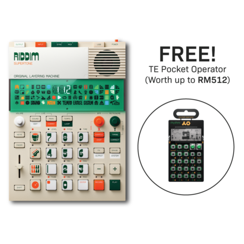 Teenage Engineering EP‑40 Riddim – Free Pocket Operator (Worth up to RM512)