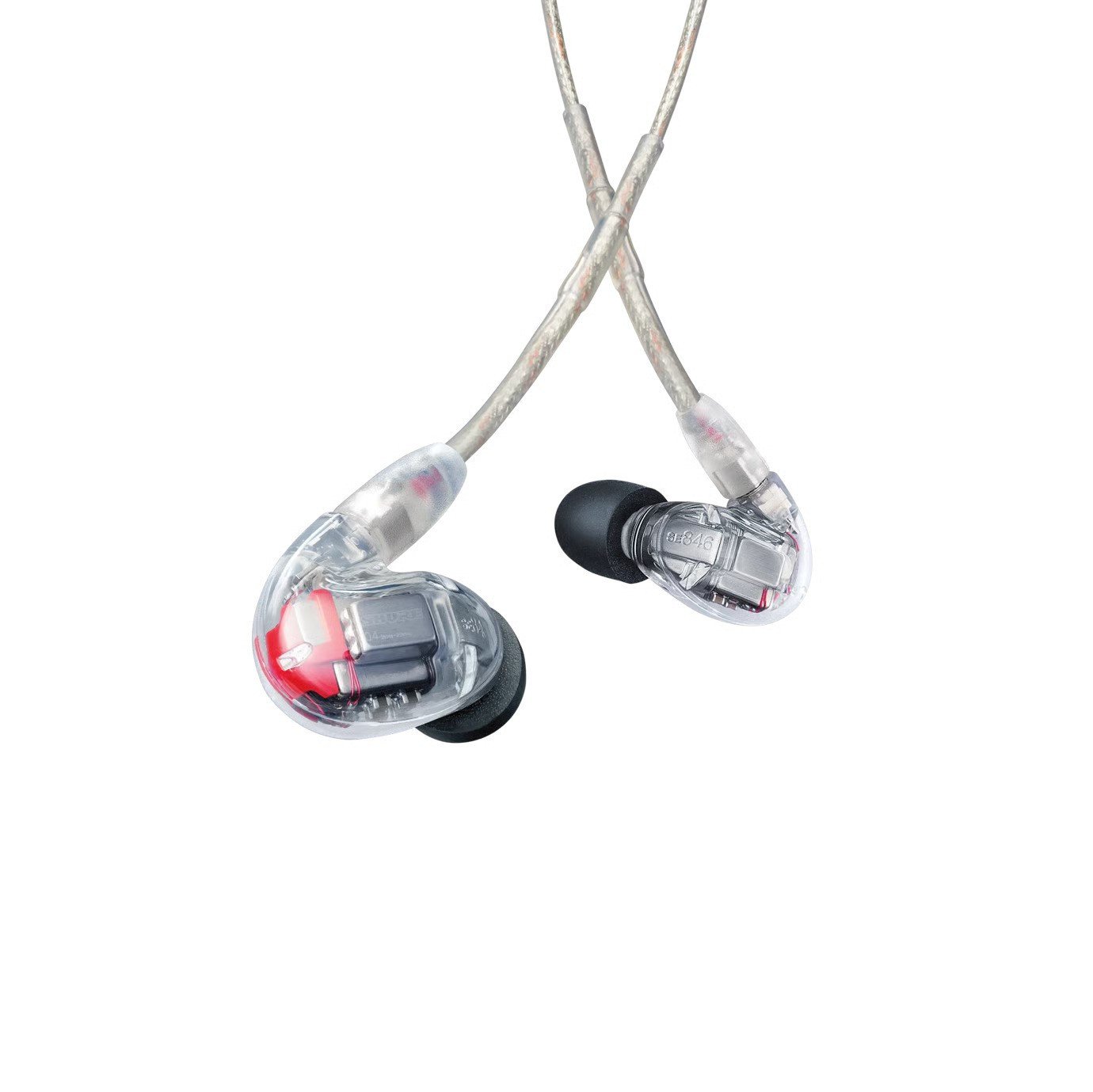 Shure SE846 Gen 2 – Sound Isolating Earphones with Quad High-Definition Drivers and Customizable Sound Signatures (Clear)