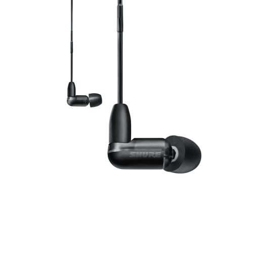 Shure SE31BABKUNI-A – AONIC 3 Single Balanced Armature Sound Isolating Earphones with Detachable RMCE-UNI Cable (Black)