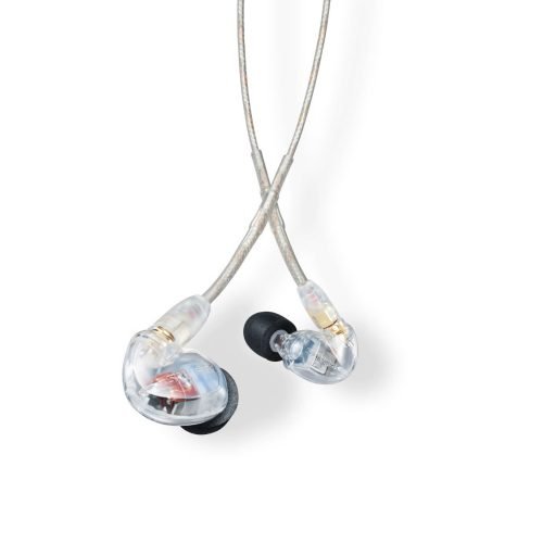 Shure SE425-CL-A – Professional Dual High-Definition Driver Sound Isolating Earphones with Detachable Cable (Clear)