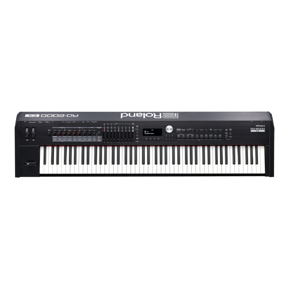 Roland RD-2000 EX 88-key digital stage piano with dual sound engines V-Piano and SuperNATURAL