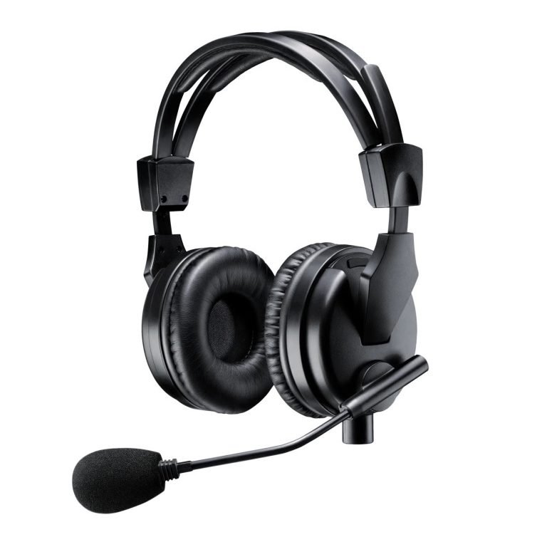 Shure BRH50M – Dual-Sided Professional Broadcast Headset with Dynamic Microphone and Detachable Cable