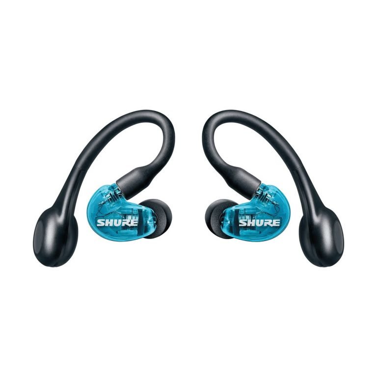 Shure SE21DYBL+TW2-A – AONIC 215 Gen 2 True Wireless Sound Isolating Earphones with Bluetooth MMCX Adapter (Blue)