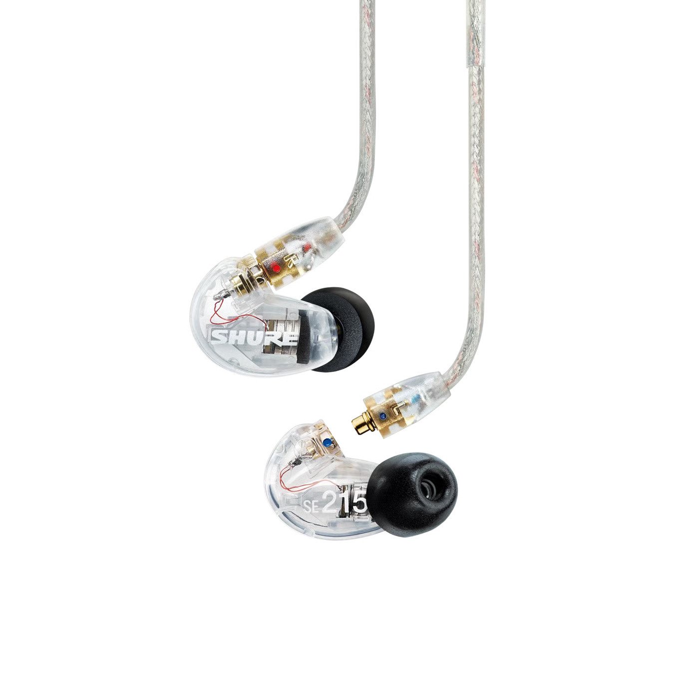 Shure SE215 – Sound Isolating Earphones with Dynamic MicroDriver and Detachable Cable (Clear)