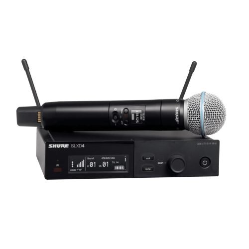 Shure SLXD24/B58 – Wireless Handheld Microphone System with Beta 58A Capsule