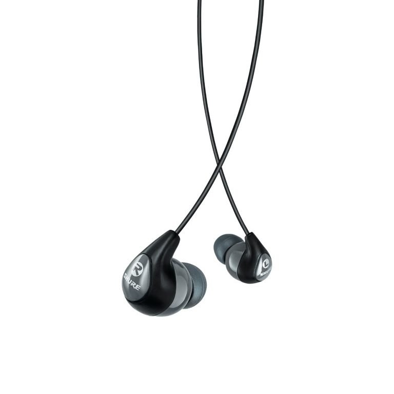 Shure SE112 – Sound Isolating Earphones with Dynamic MicroDriver and Fixed Cable (Gray)