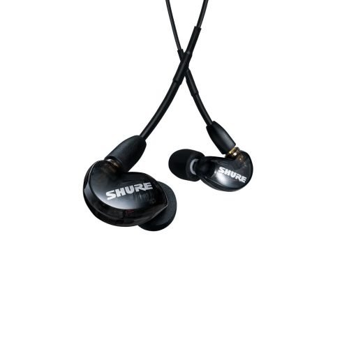 Shure SE215DYBK+UNI-A – AONIC 215 Sound Isolating Earphones with Dynamic MicroDriver and Detachable RMCE-UNI Cable (Black)