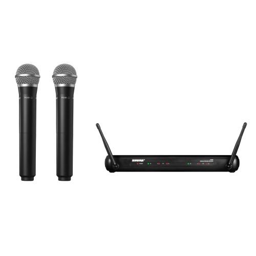 Shure SVX288/PG58 – Dual Wireless Handheld Microphone System with PG58 Capsules