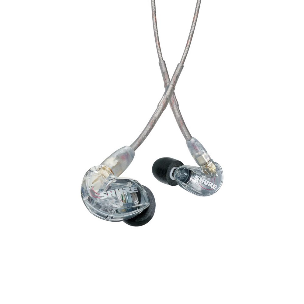 Shure SE215 – Sound Isolating Earphones with Dynamic MicroDriver and Detachable Cable (Clear)