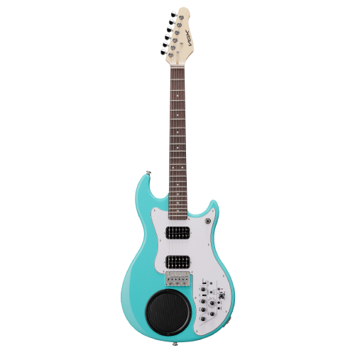 Vox APC-2 Aqua Green all-in-one electric guitar with built-in amp & effects