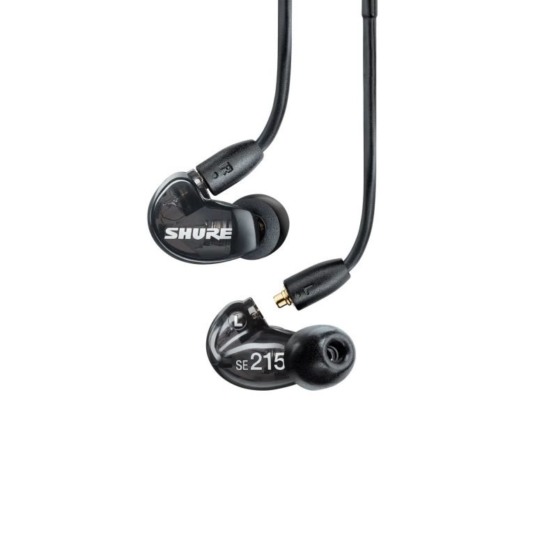 Shure SE215DYBK+UNI-A – AONIC 215 Sound Isolating Earphones with Dynamic MicroDriver and Detachable RMCE-UNI Cable (Black)