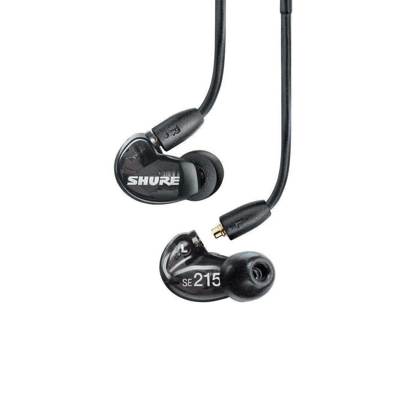 Shure SE215DYBK+UNI-A – AONIC 215 Sound Isolating Earphones with Dynamic MicroDriver and Detachable RMCE-UNI Cable (Black)