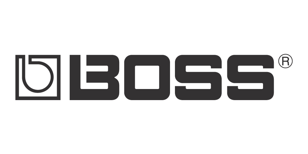 BOSS logo - legendary guitar pedals, amplifiers, and music accessories