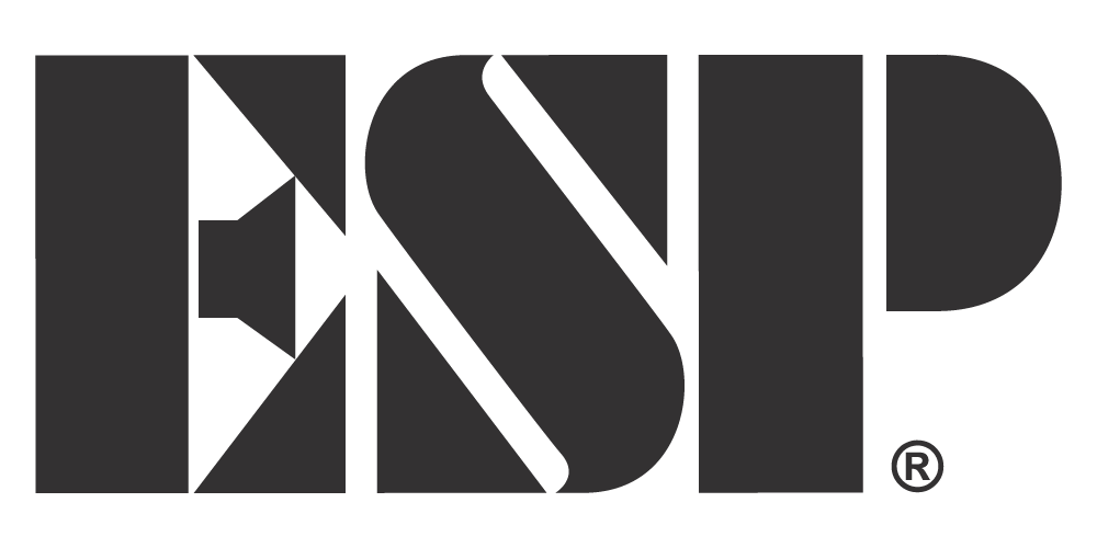 ESP logo - high-performance electric guitars and basses for rock and metal