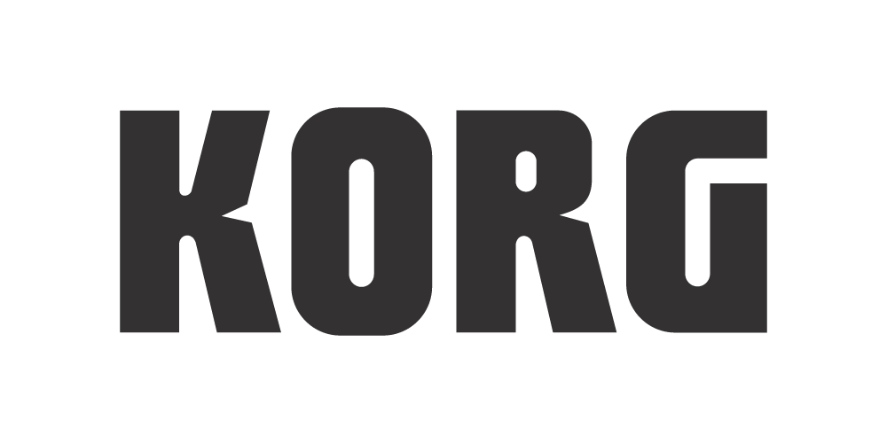 Korg logo – synthesizers, keyboards, digital pianos, and music production gear