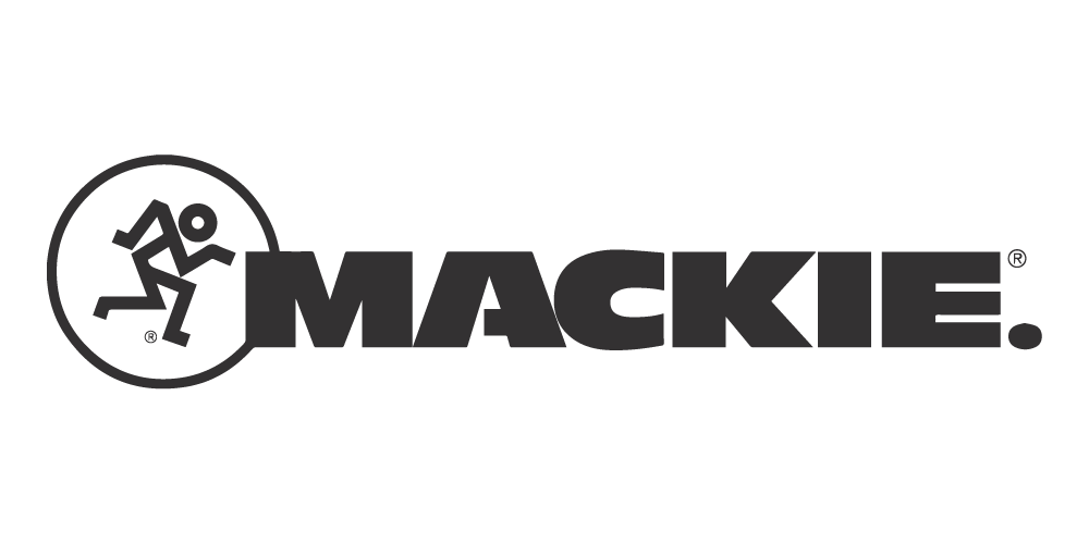 Mackie logo – professional mixers, speakers, and recording equipment