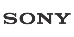 Sony logo – leading brand for headphones, audio equipment, and consumer electronics
