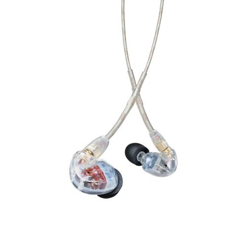 Shure SE535 – Triple High-Definition Driver Sound Isolating Earphones with Detachable MMCX Cable (Clear)