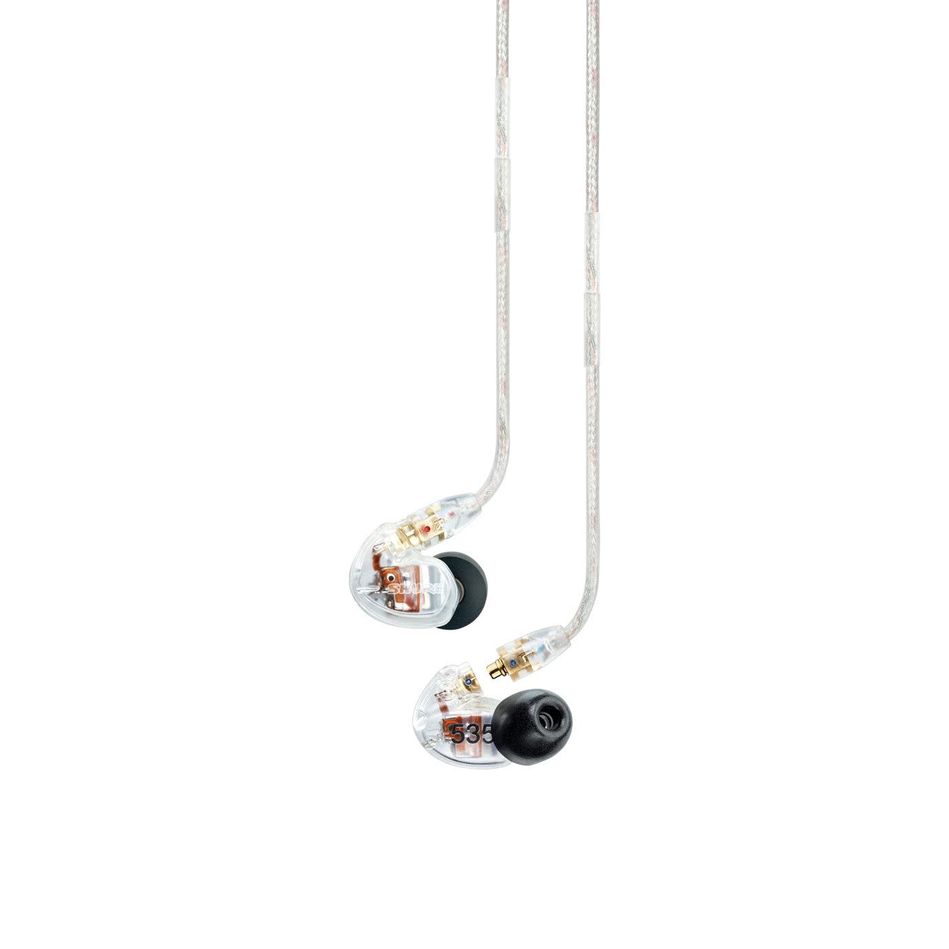 Shure SE535 – Triple High-Definition Driver Sound Isolating Earphones with Detachable MMCX Cable (Clear)