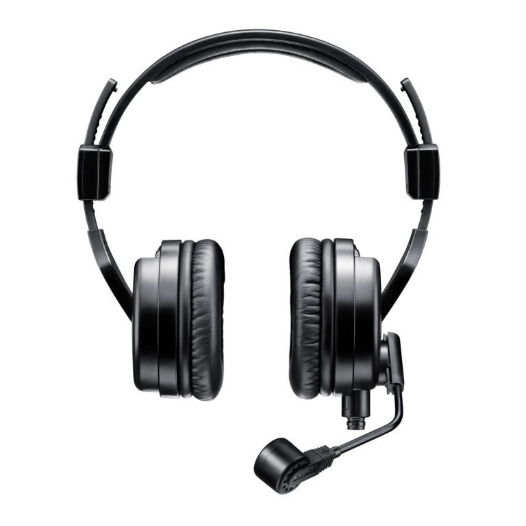 Shure BRH50M – Dual-Sided Professional Broadcast Headset with Dynamic Microphone and Detachable Cable