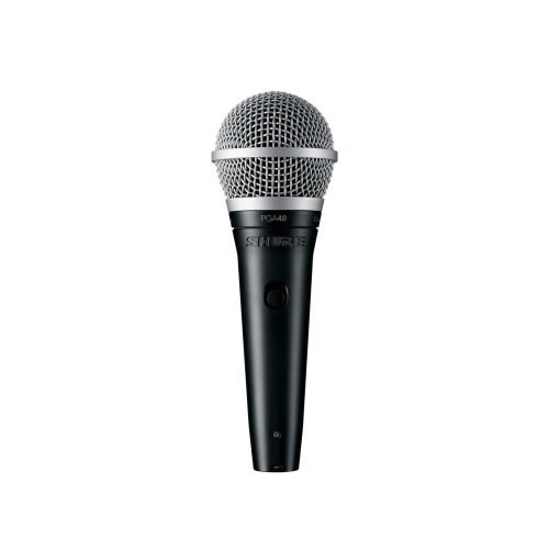 Shure PGA48-QTR – Cardioid Dynamic Vocal Microphone with 6.3mm (¼”) Cable