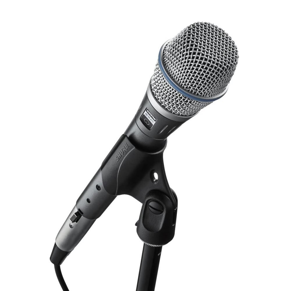 Shure BETA87C – Cardioid Condenser Vocal Microphone with Studio-Quality Clarity and Smooth On-Axis Response for Stage and Studio