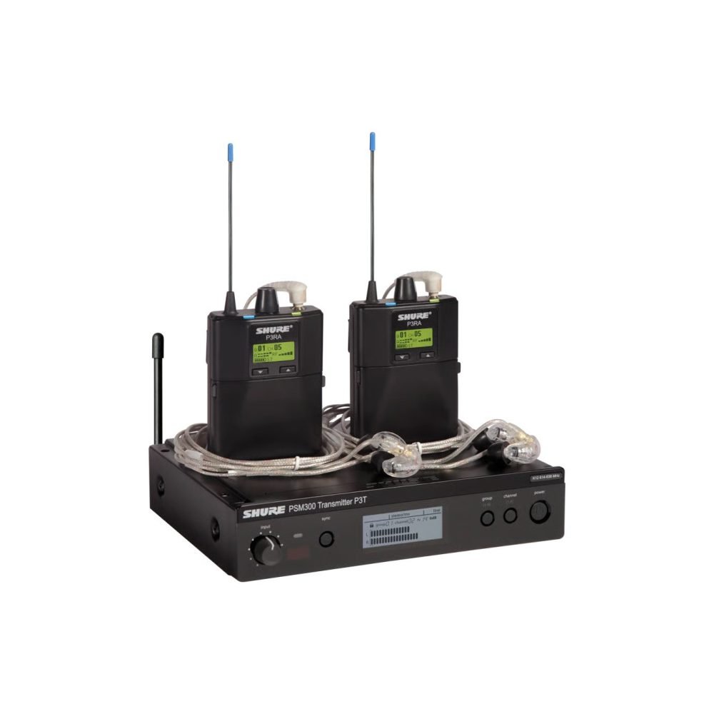 Shure P3TR112GR – Wireless In-Ear Monitoring System with SE112 Earphones