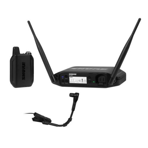 Shure GLXD14+/B98 – Digital Wireless Instrument System with BETA®98H/C Gooseneck Microphone