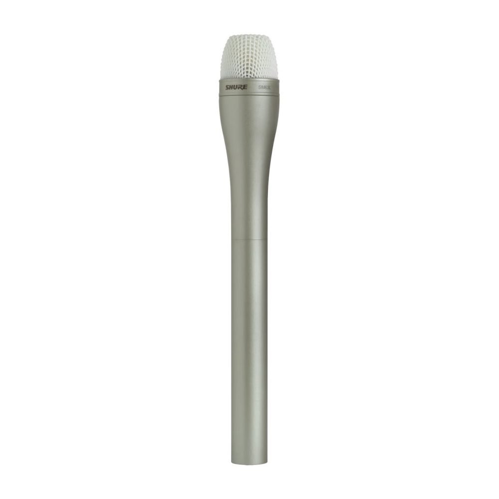 Shure SM63L – Omnidirectional Dynamic Microphone (9”) for Broadcast, Interviews & Public Address Applications