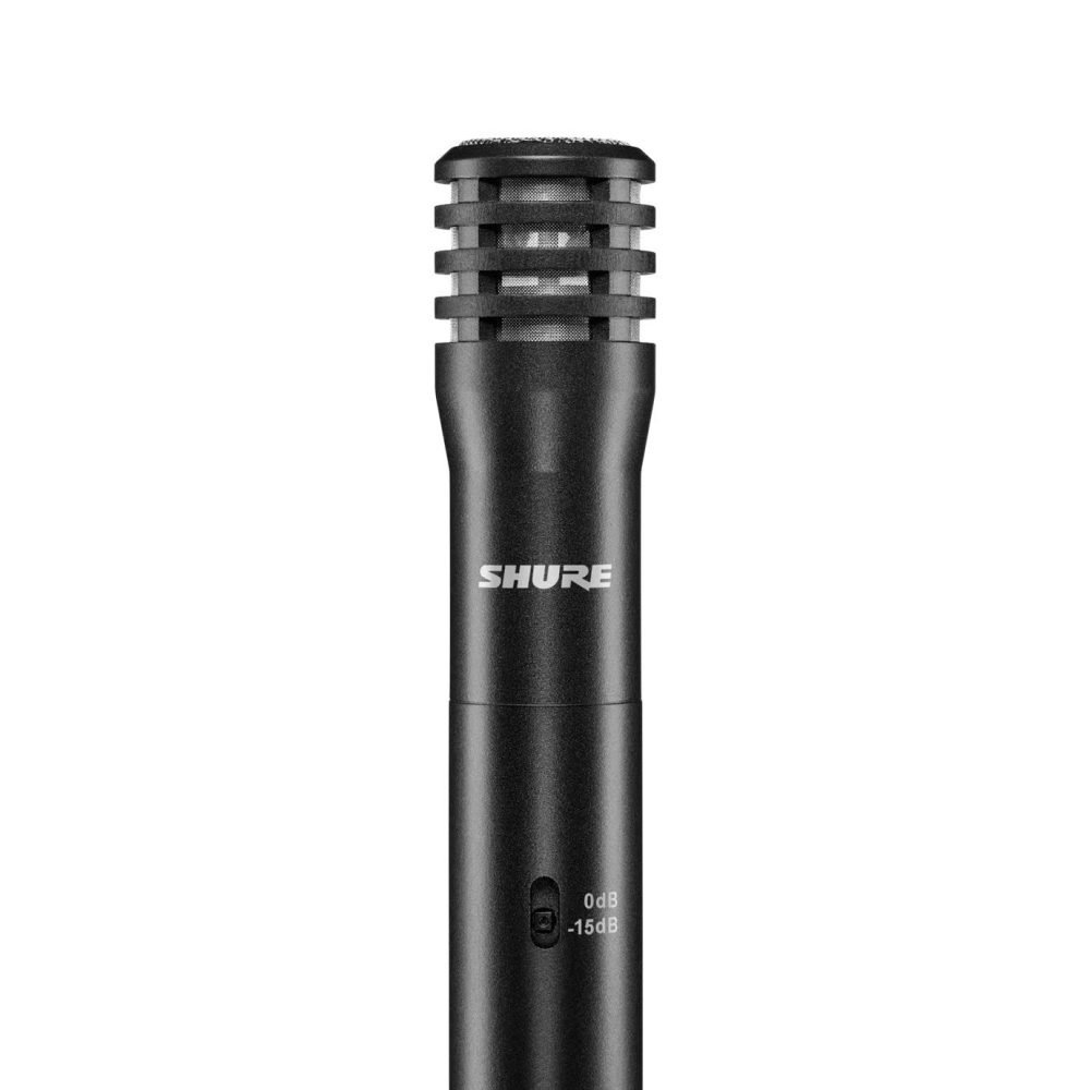 Shure SM137-LC – Professional Instrument Condenser Microphone with Flat Frequency Response & Switchable Pad for Studio and Live Performance