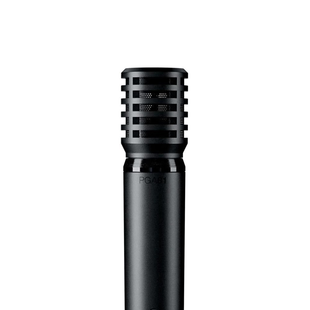 Shure PGA81-XLR – Cardioid Condenser Instrument Microphone with XLR Cable for Studio & Live Acoustic Performance