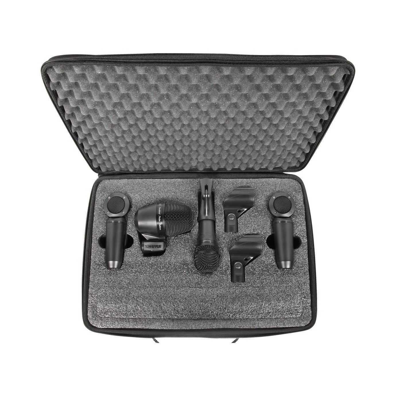 Shure PGASTUDIOKIT4 – 4-Piece Studio Microphone Kit with PGA52 Kick Mic, PGA57 Instrument Mic & PGA181 Condenser Mics (x2)